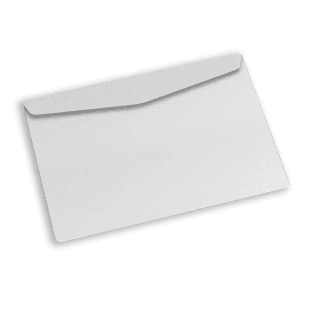 Envelope Carta Ofício Branco 11 x 22cm – Loja TOP10