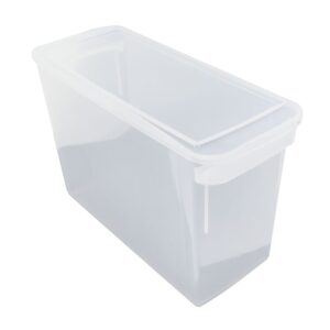 Organizador Multiuso para Pasta Suspensa e Objetos Branco com Tampa Escritório